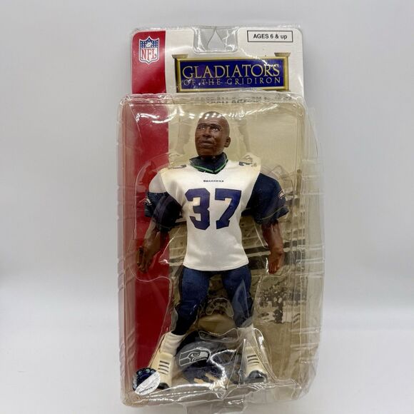 2006 Seahawks #37 Shaun Alexander White Jersey Gladiators of the Gridiron NOTES - Picture 1 of 5